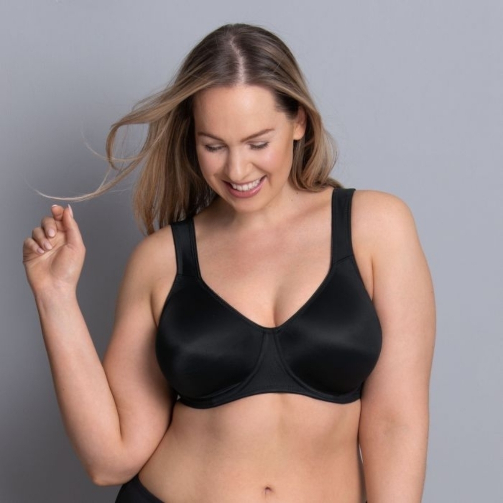 Sz 30H Black Rosa Faia by Anita "Twin" Seamless Bra